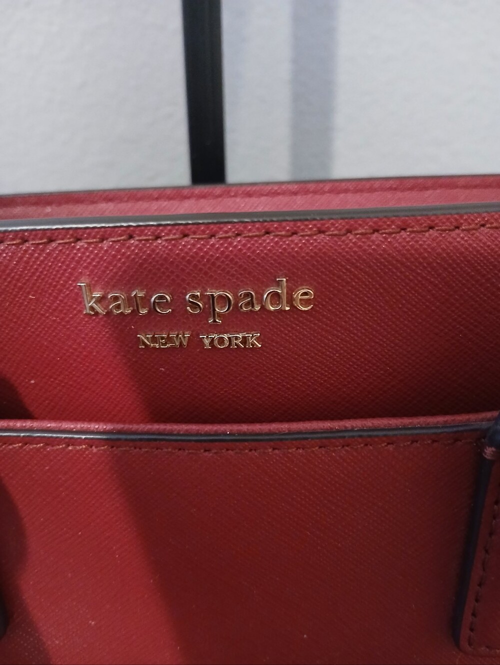 Kate Spade Cameron Saffiano red leather - Picture 3 of 8